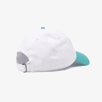 SPORTY & RICH | RIZZOLI TENNIS HAT { WHITE/CARIBBEAN