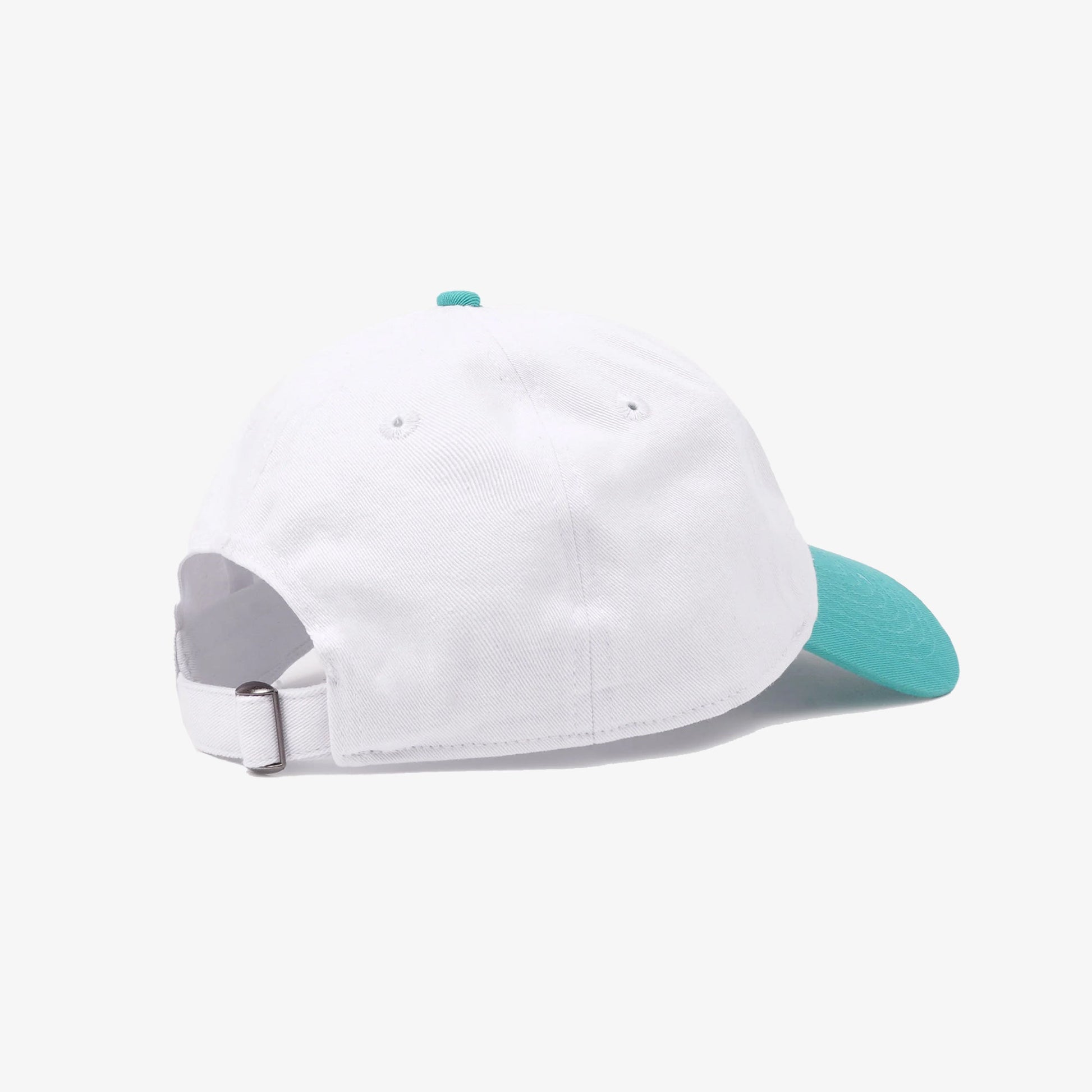 SPORTY & RICH | RIZZOLI TENNIS HAT { WHITE/CARIBBEAN