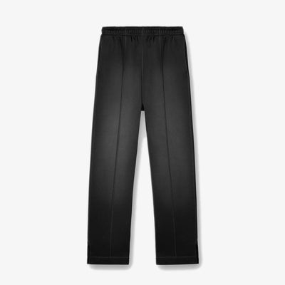 REPRESENT | STEPPED HEM SWEATPANTS { STAINED BLACK