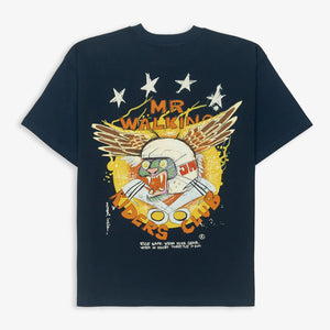 JAYWALKING | BIKER T-SHIRT { NAVY