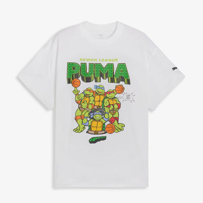 PUMA | x TMNT TEE { WHITE
