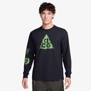 NIKE | ACG LONG-SLEEVE T-SHIRT { BLACK