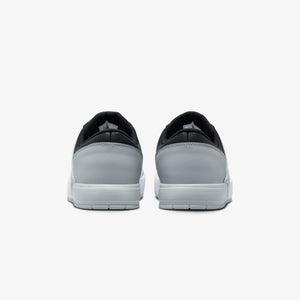Jordan | NU RETRO 1 LOW  { WHITE/BLACK-LT SMOKE GREY-VARSITY RED