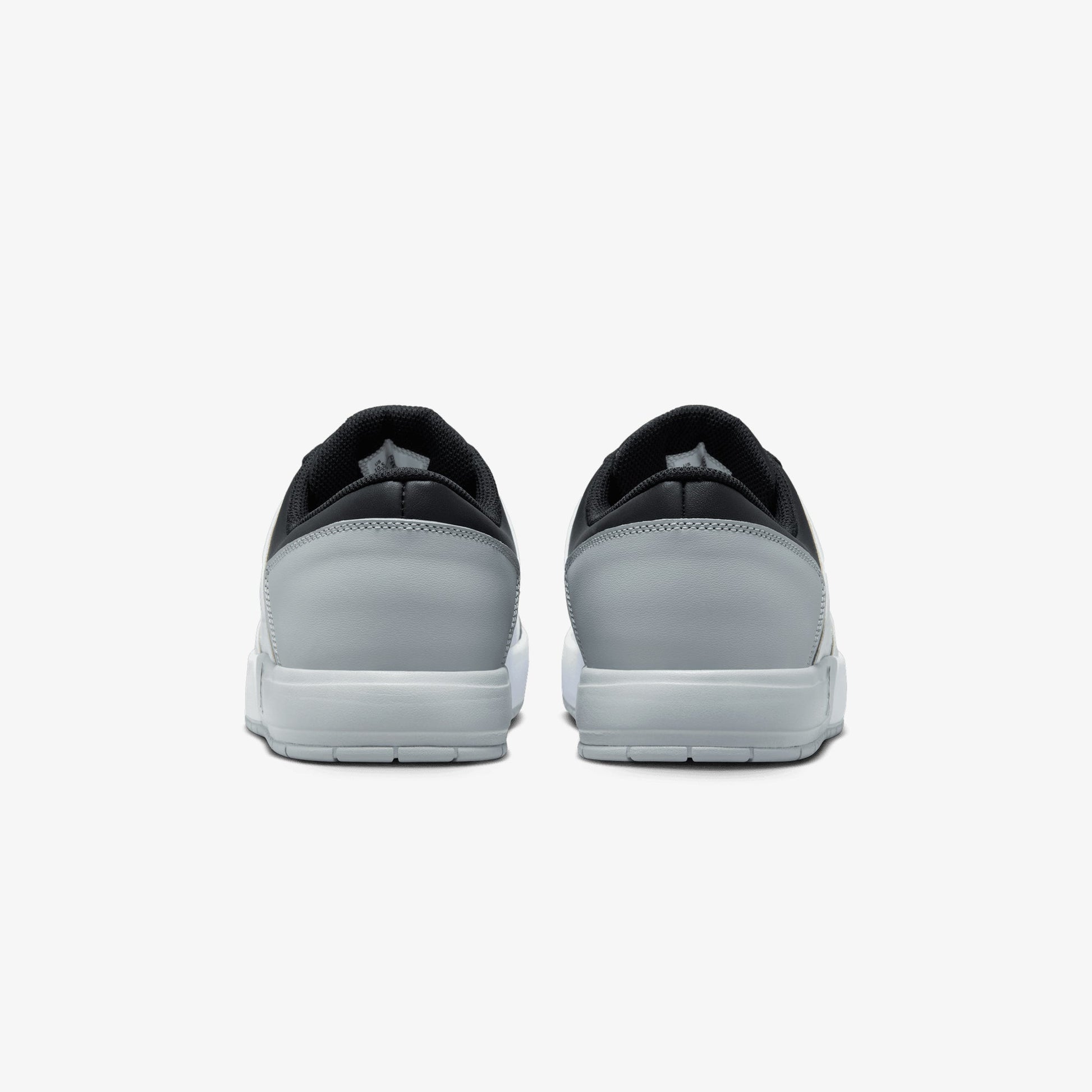 Jordan | NU RETRO 1 LOW  { WHITE/BLACK-LT SMOKE GREY-VARSITY RED