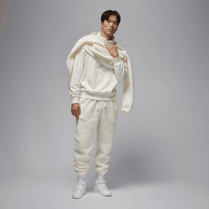 JORDAN | AIR JORDAN 1 MID { WHITE/WHITE-WHITE