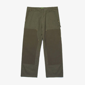 HUF | GILMAN DOUBLE KNEE PANT  { OLIVE