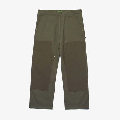 HUF | GILMAN DOUBLE KNEE PANT  { OLIVE