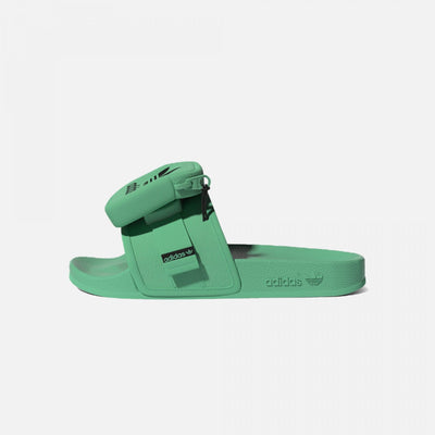 Adidas Originals | POUCHYLETTE SLIDES  { HI-RES GREEN