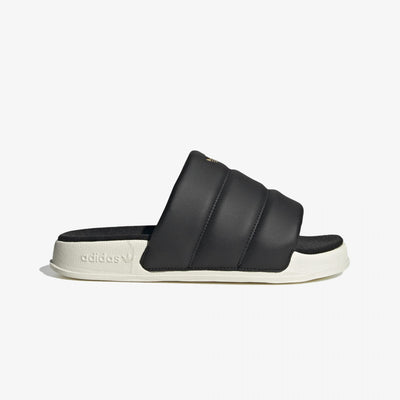 Adidas Originals | ADILETTE ESSENTIAL  { BLACK/WHITE