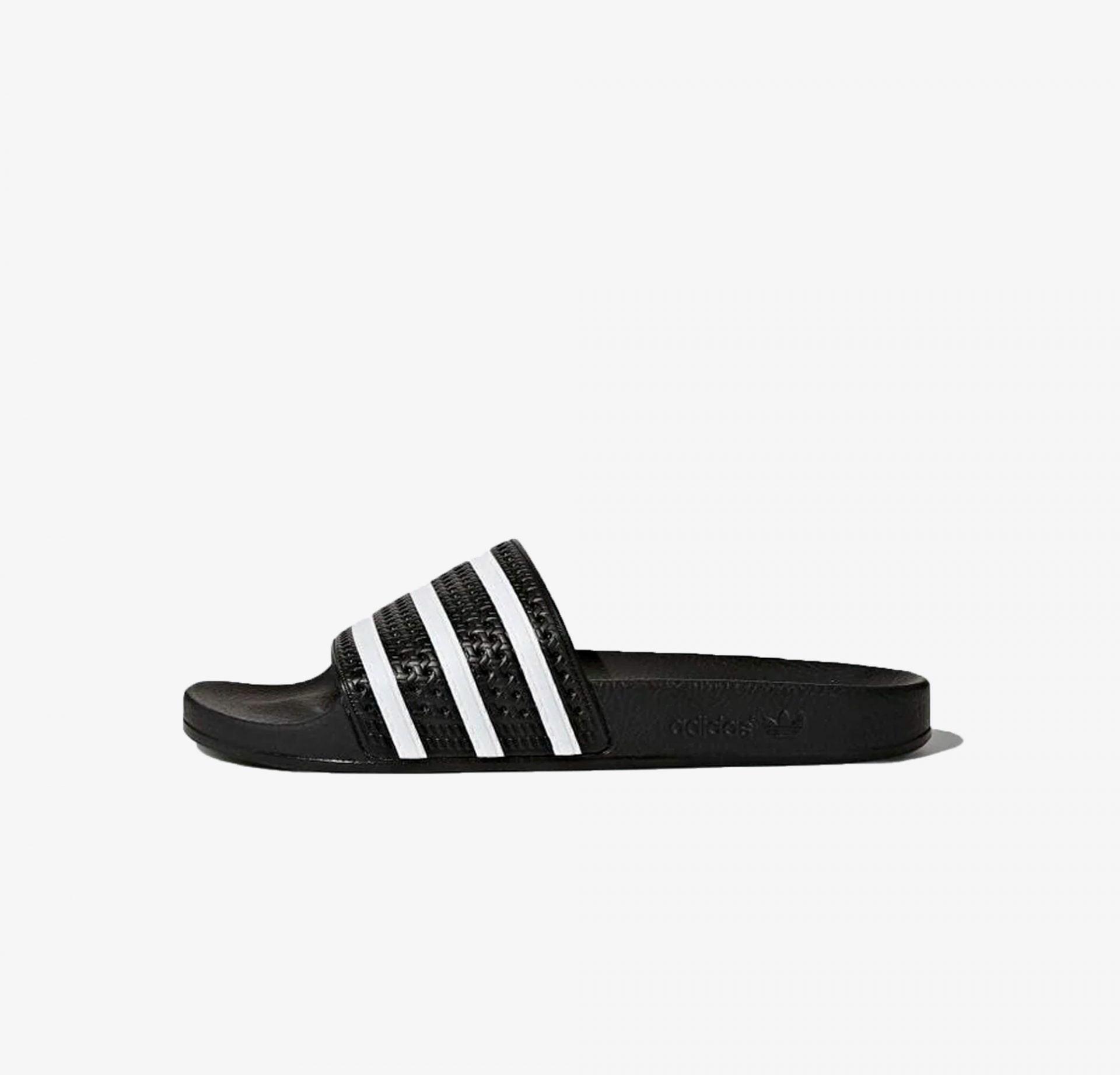 Adidas Originals | ADILETTE SLIDES  { CORE BLACK / WHITE
