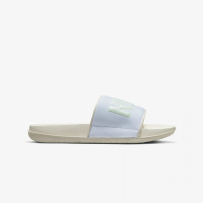 Nike | OFFCOURT SLIDES  { PHANTOM/BARELY GREEN