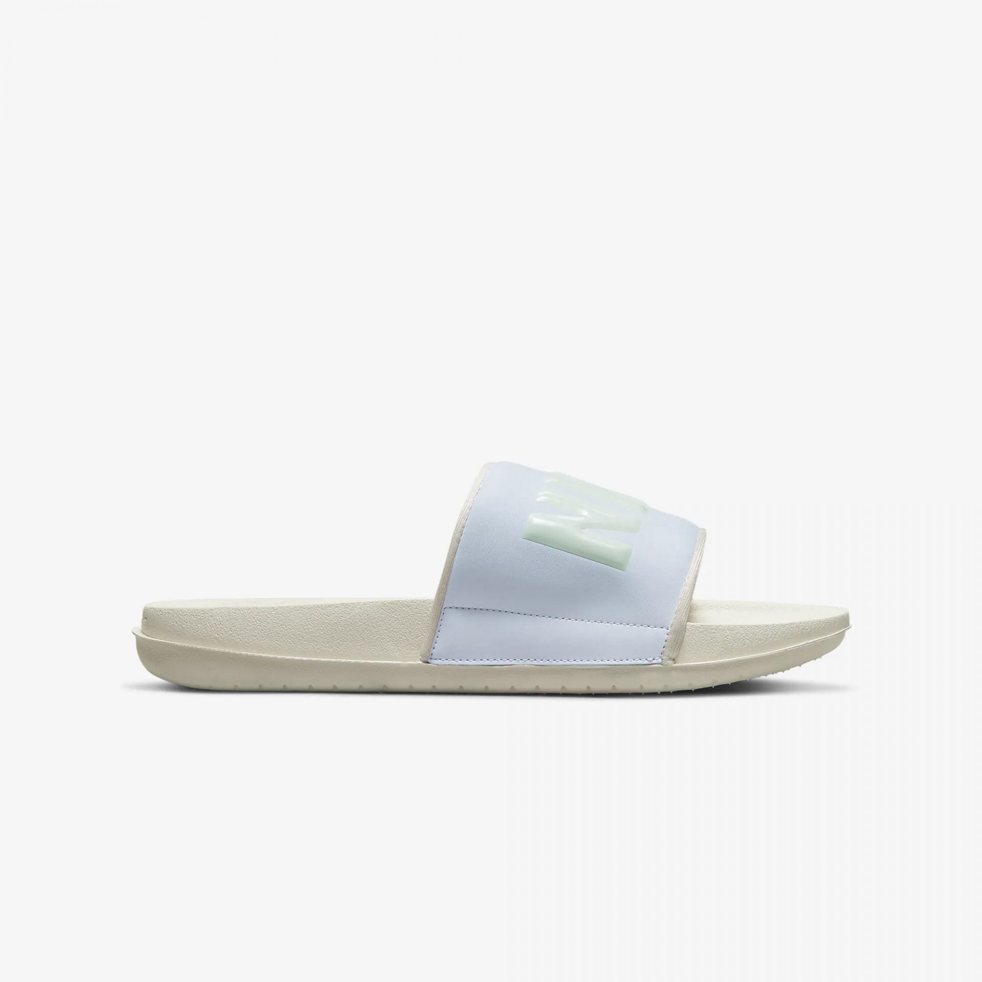 Nike | OFFCOURT SLIDES  { PHANTOM/BARELY GREEN