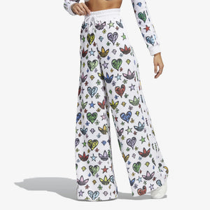 Adidas Originals | JEREMY SCOTT MONOGRAM WIDE-LEG TRACK PANTS