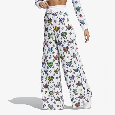 Adidas Originals | JEREMY SCOTT MONOGRAM WIDE-LEG TRACK PANTS
