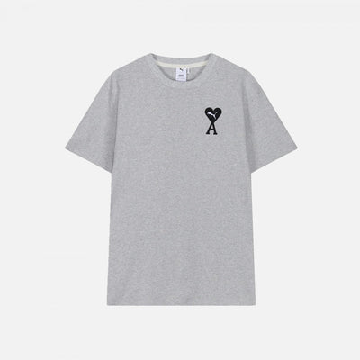 Puma | AMI GRAPHIC T-SHIRT  { LIGHT GREY