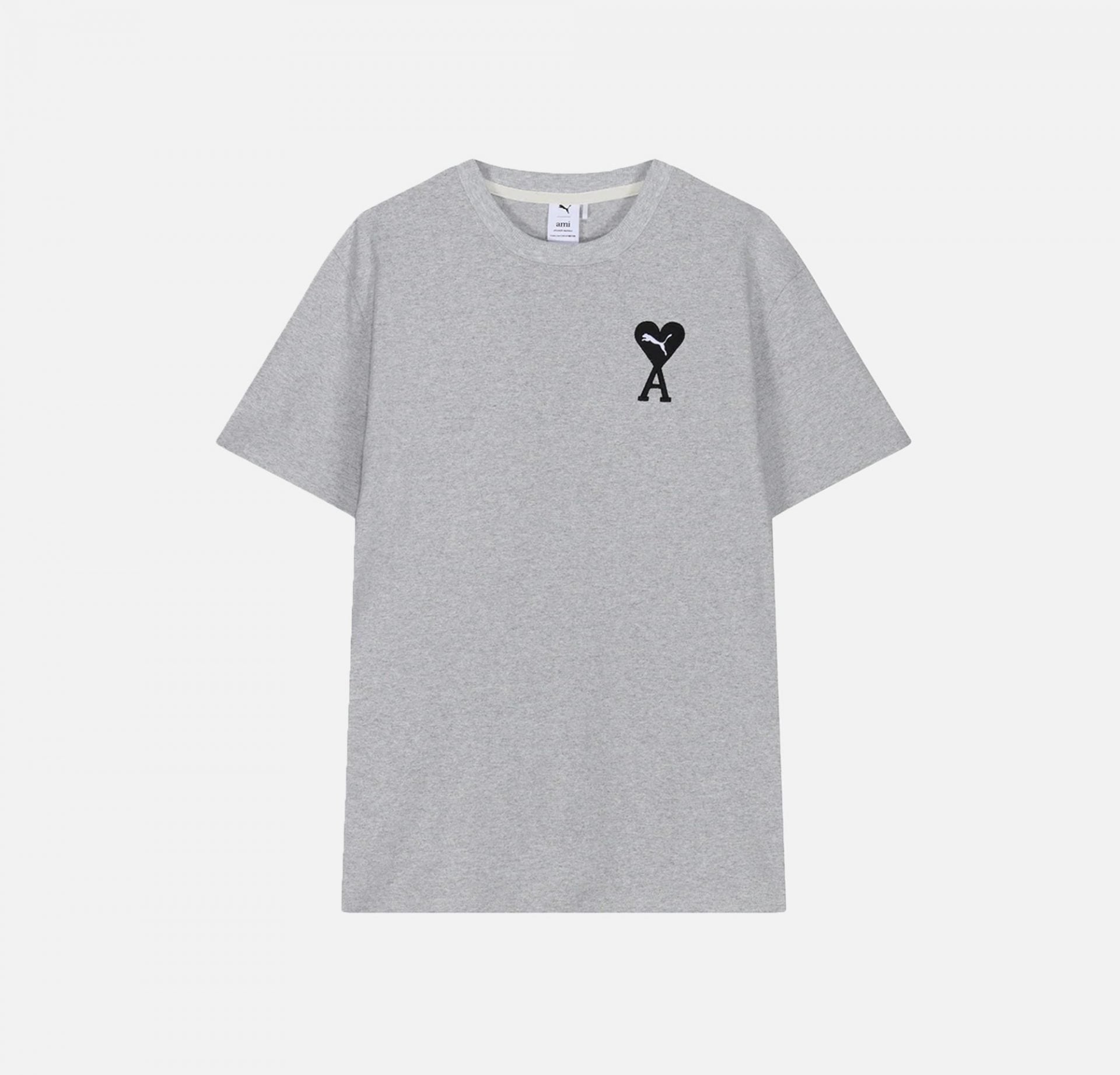 Puma | AMI GRAPHIC T-SHIRT  { LIGHT GREY
