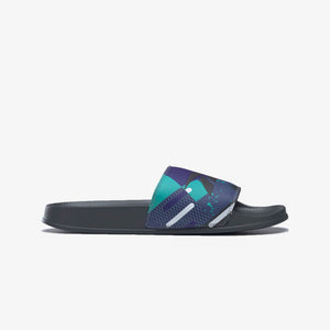Reebok | CLASSIC SLIDES  { CORE BLACK / PURE GREY 7