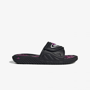 Adidas Originals | REPTOSSAGE SLIDE { CORE BLACK / VIVID PINK