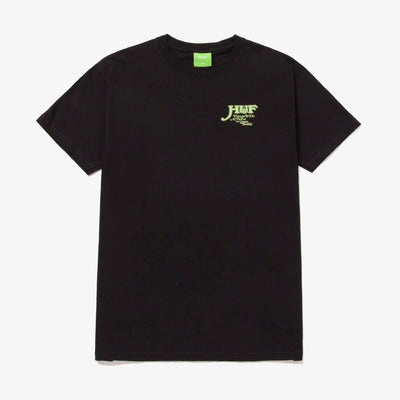 HUF | AT HOME S/S TEE  { BLACK