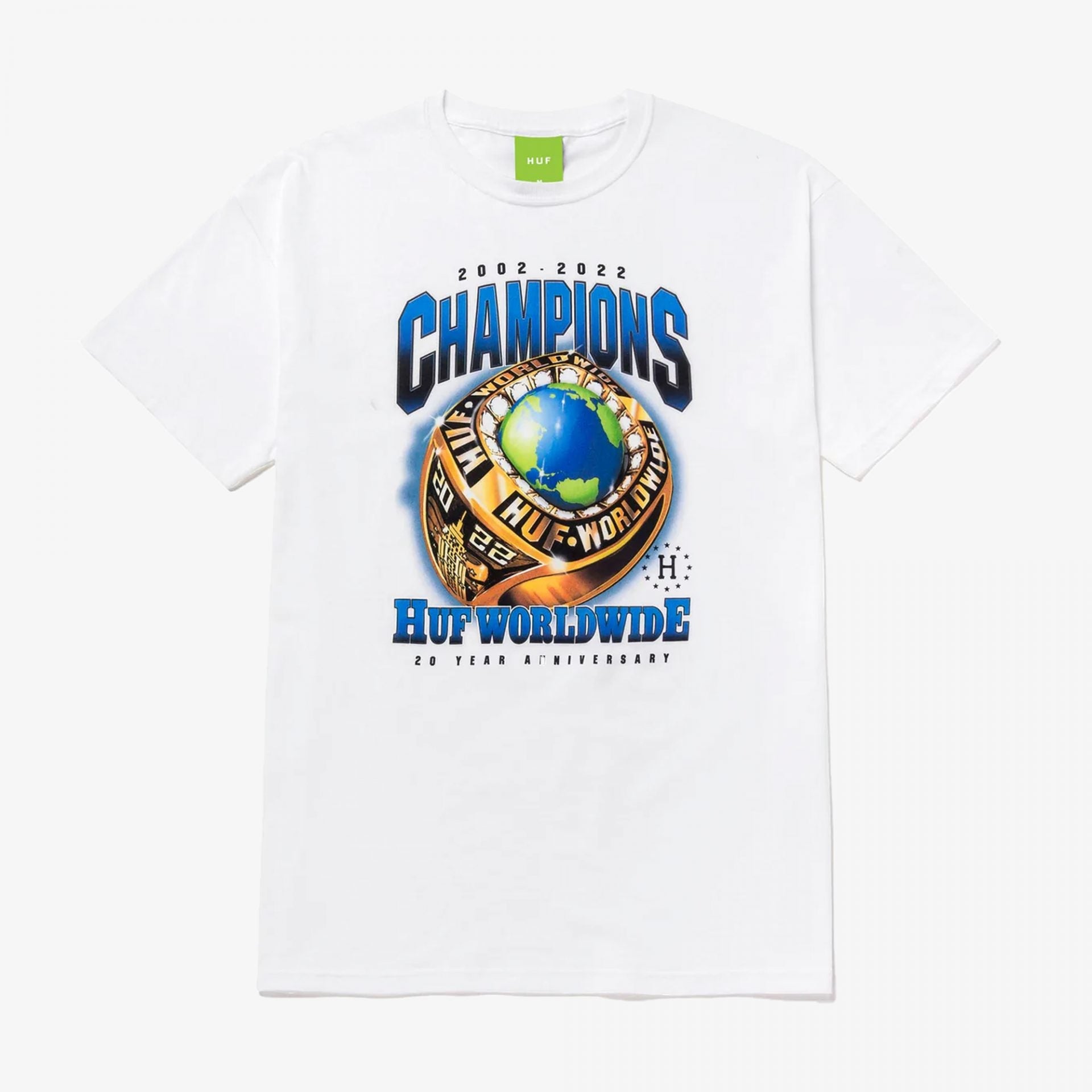 HUF | CHAMPIONS S/S TEE  { WHITE