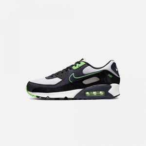 Nike | AIR MAX 90 SE  { BLACK / SCREAM GREEN