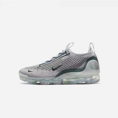 Nike | AIR VAPORMAX 2021 FK SE  { METALLIC SILVER / DARK ATOMIC TEAL