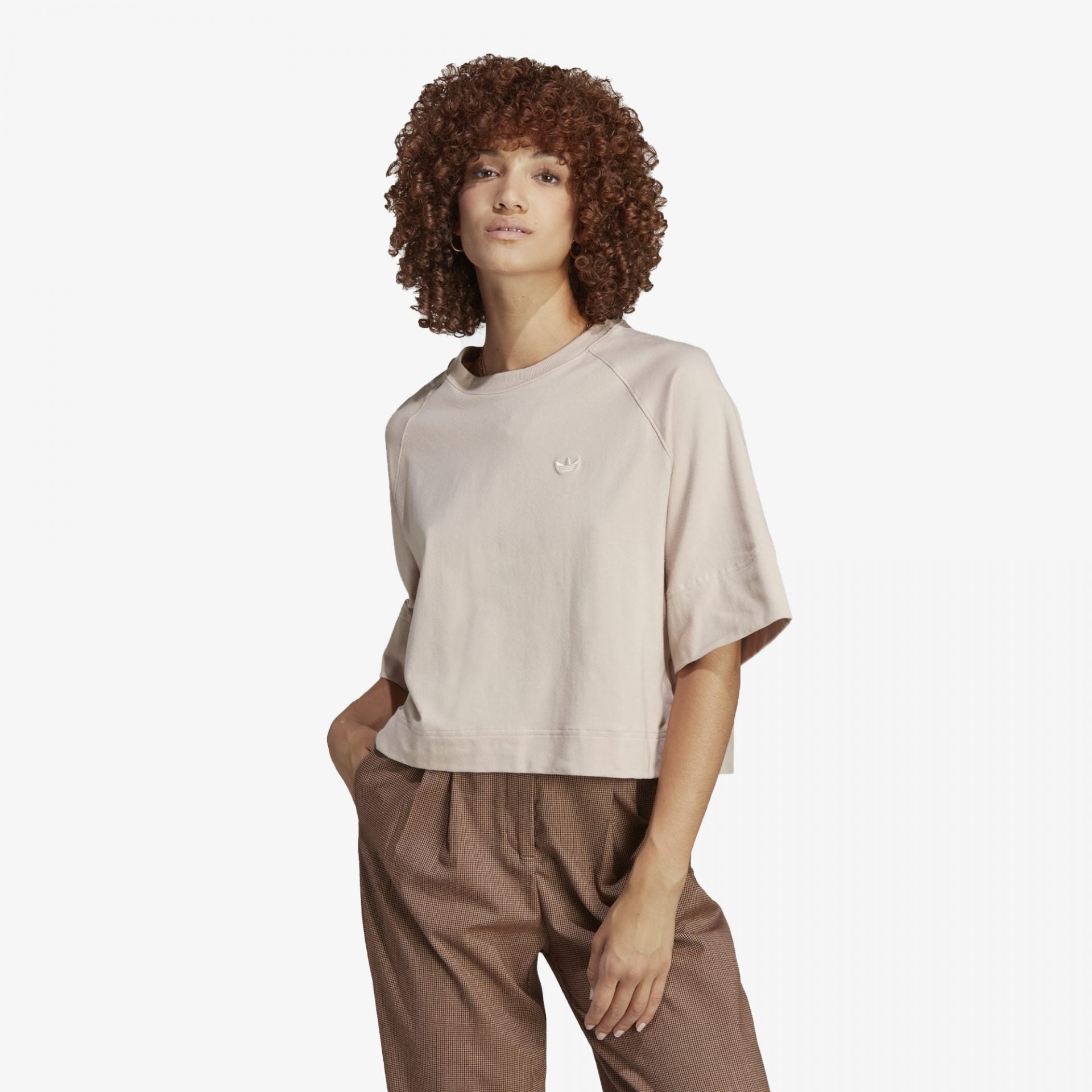 Adidas Originals | PREMIUM ESSENTIALS TEE  { WONDER TAUPE
