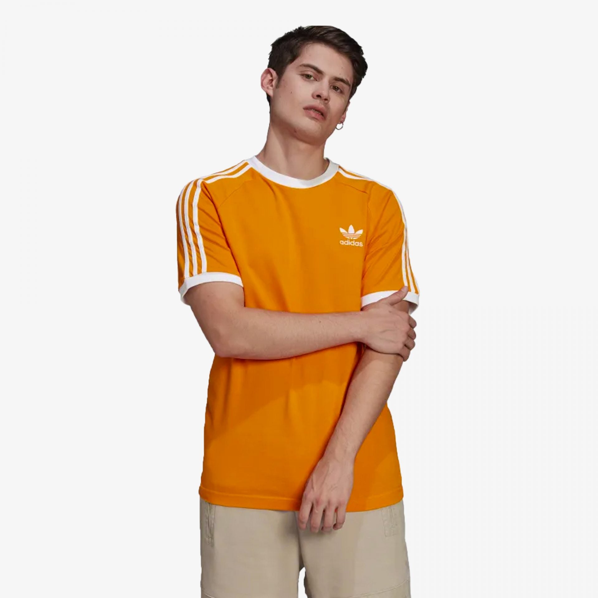 Adidas Originals | ADICOLOR CLASSICS 3-STRIPES T-SHIRT  { BRIGHT ORANGE