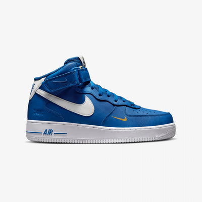 Nike | AIR FORCE 1 MID '07 LV8 { BLUE JAY/YELLOW OCHRE