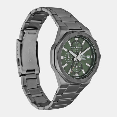 Edifice Men Quartz Green Dial Chronograph Stainless Steel Watch ED586