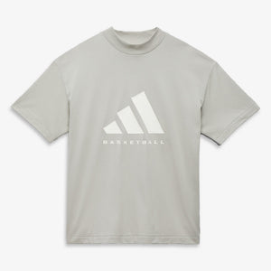 Adidas | BASKETBALL TEE  { METAL GREY