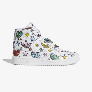 Adidas Originals | JEREMY SCOTT FORUM 84 HI MONO  { WHITE