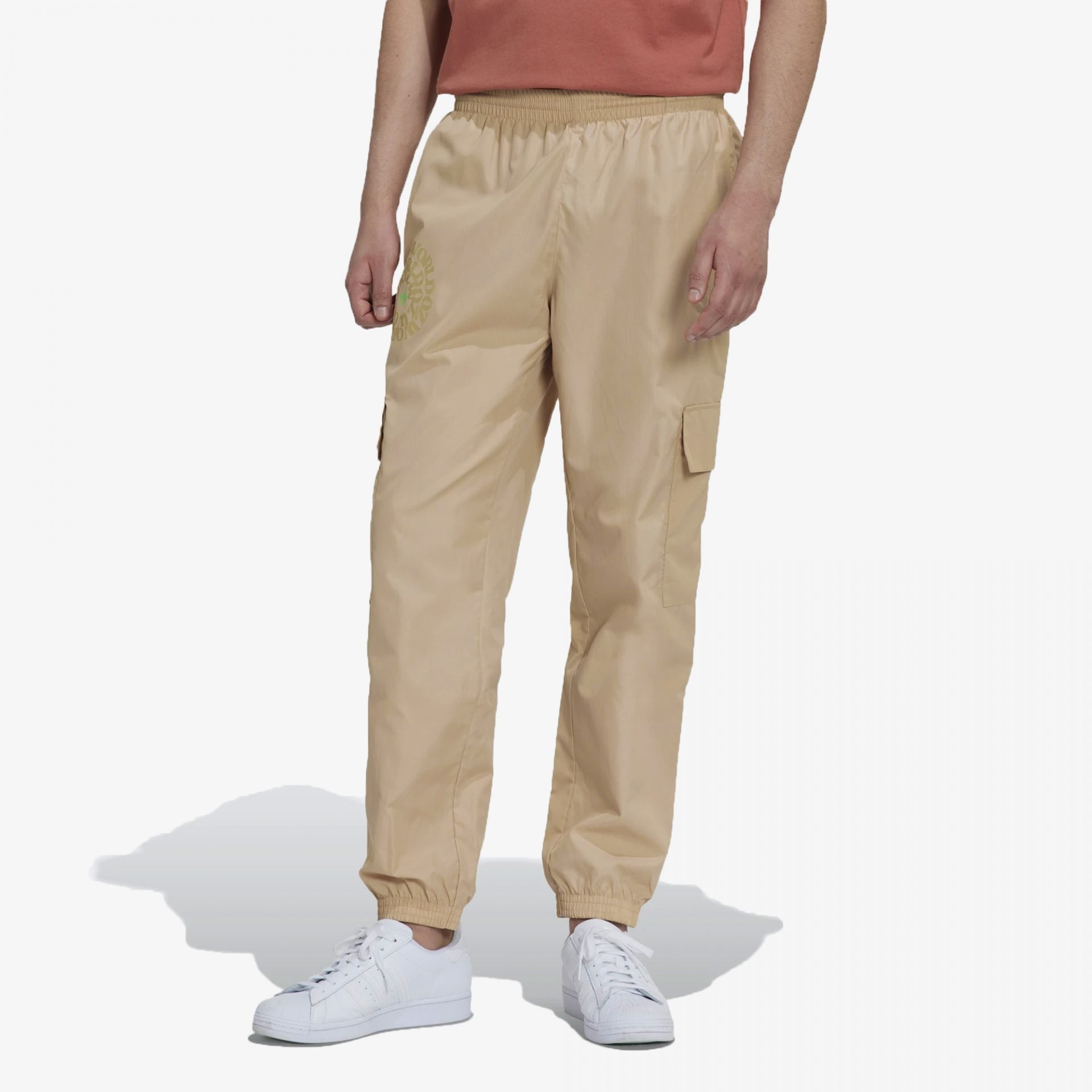 Adidas Originals | GRAPHIC OZWORLD CARGO PANTS  { MAGIC BEIGE