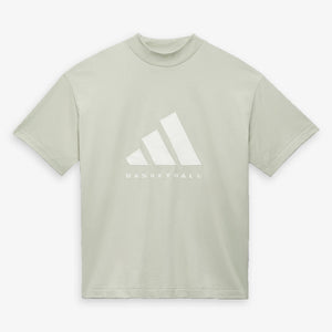 Adidas | BASKETBALL TEE  { HALO GREEN