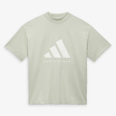 Adidas | BASKETBALL TEE  { HALO GREEN