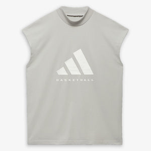 Adidas | BASKETBALL SLEEVELESS TEE  { METAL GREY