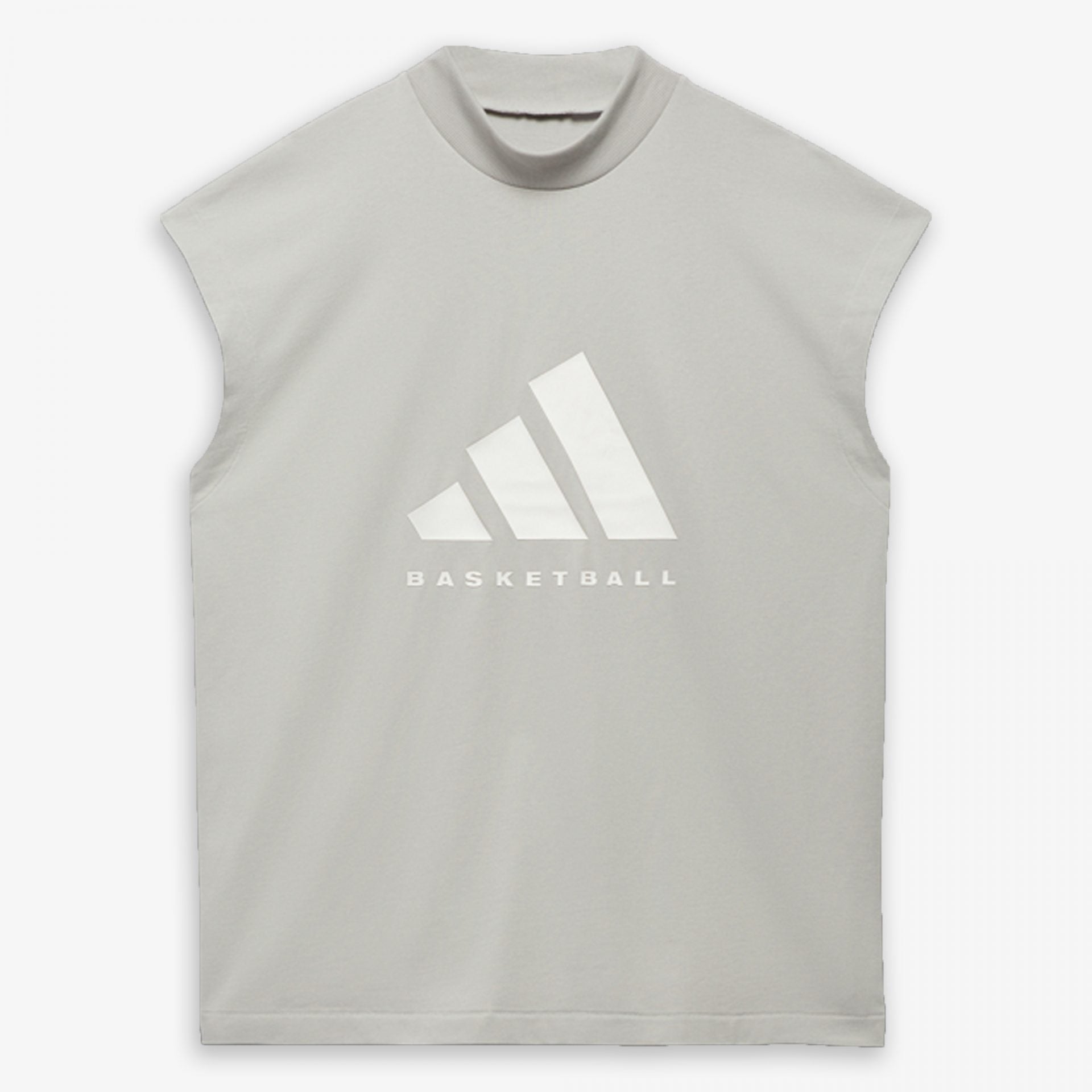 Adidas | BASKETBALL SLEEVELESS TEE  { METAL GREY