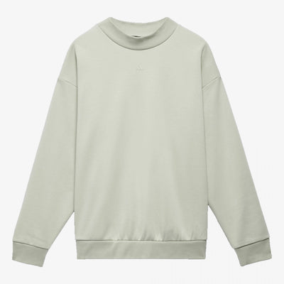 Adidas | BASKETBALL CREW SWEATSHIRT  { HALO GREEN