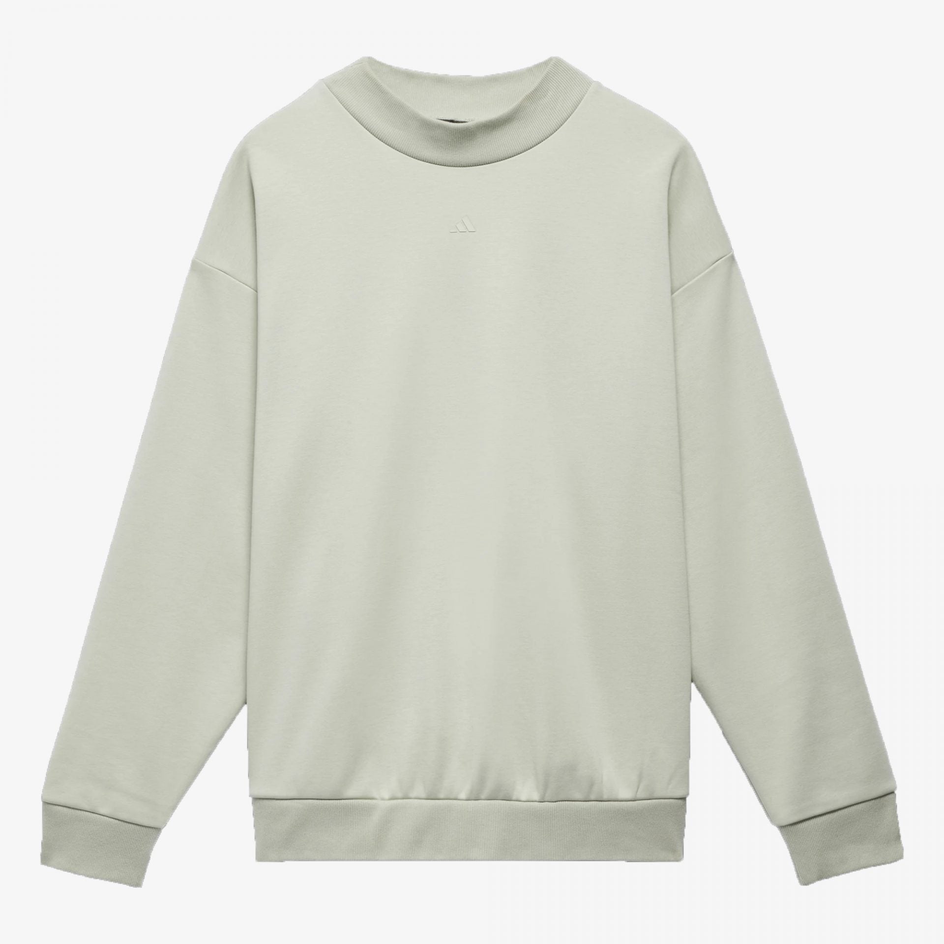 Adidas | BASKETBALL CREW SWEATSHIRT  { HALO GREEN