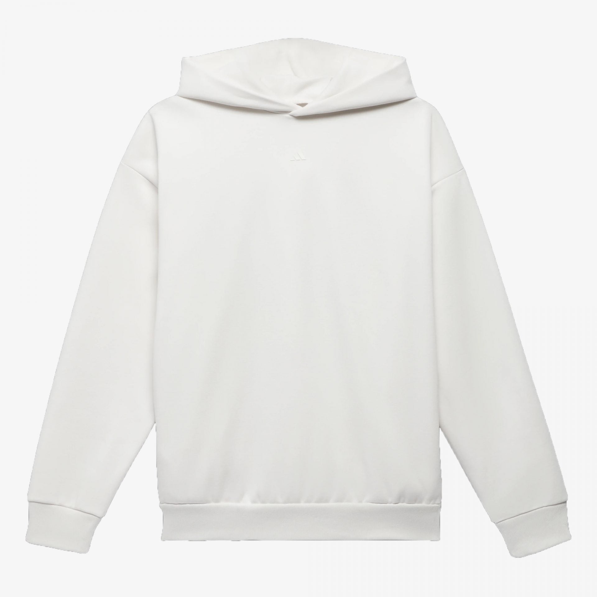 Adidas | BASKETBALL HOODIE  { CLOUD WHITE