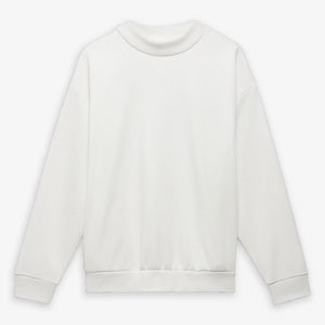 Adidas | BASKETBALL CREW SWEATSHIRT  { WHITE