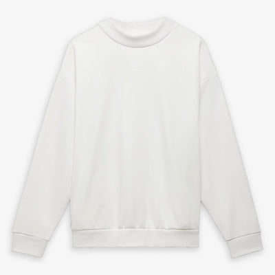 Adidas | BASKETBALL CREW SWEATSHIRT  { WHITE