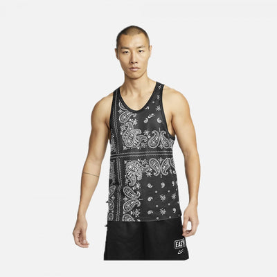 Nike | DRI-FIT KD SLEEVELESS TOP  { BLACK / SUMMIT WHITE