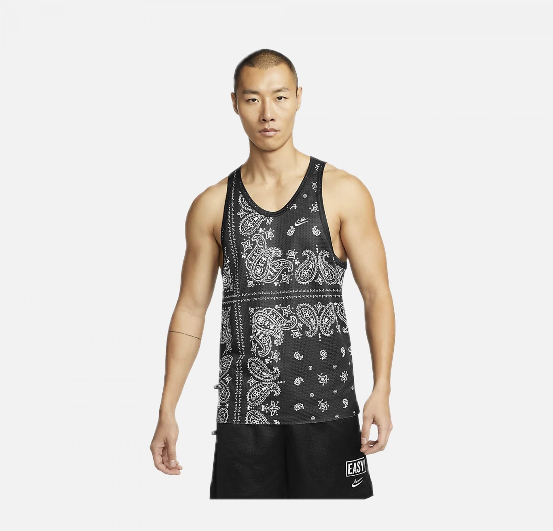 Nike | DRI-FIT KD SLEEVELESS TOP  { BLACK / SUMMIT WHITE