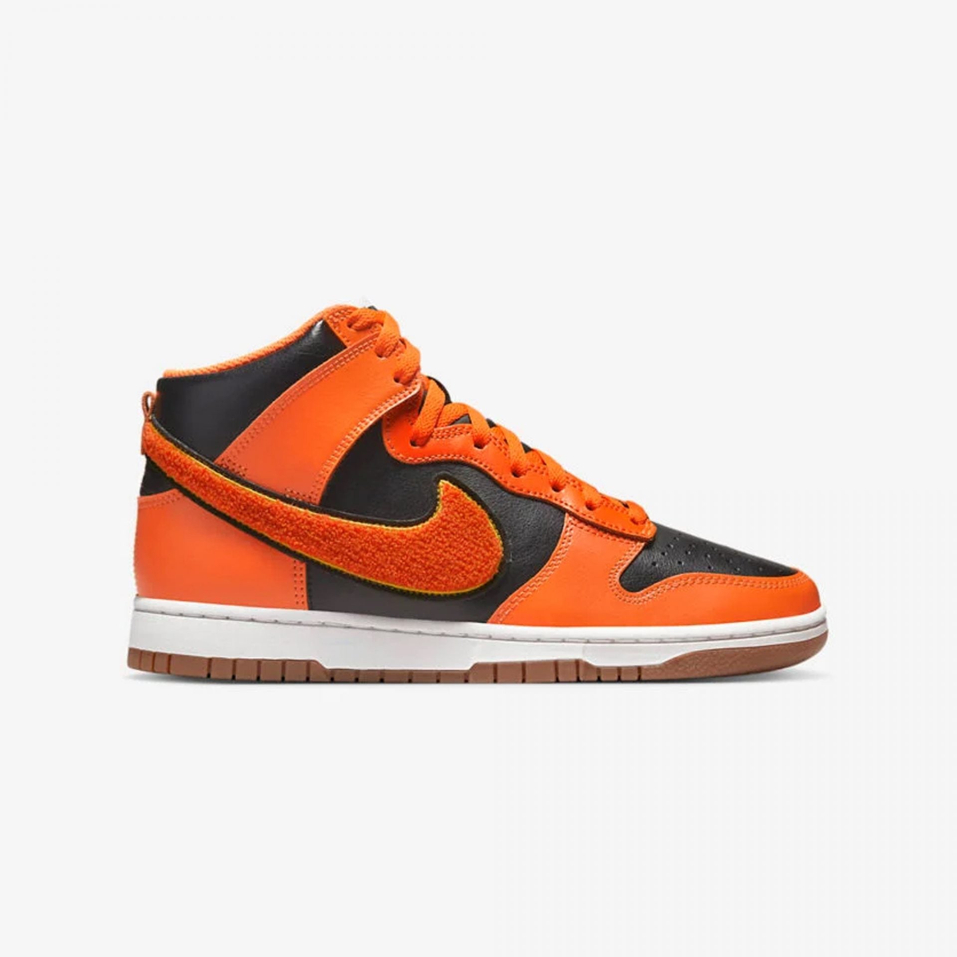 Nike | DUNK HIGH RETRO  { BLACK/SAFETY ORANGE-UNIVERSITY GOLD
