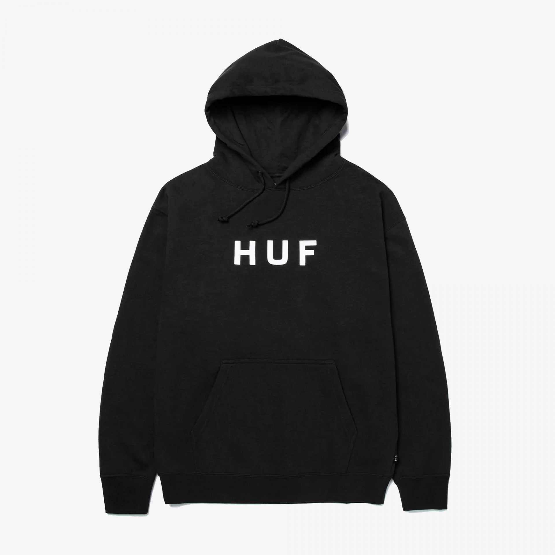 HUF | ESSENTIALS TT HOODIE  { BLACK
