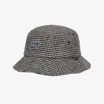 HUF | WATSON TWEED BUCKET  { BLACK/WHITE