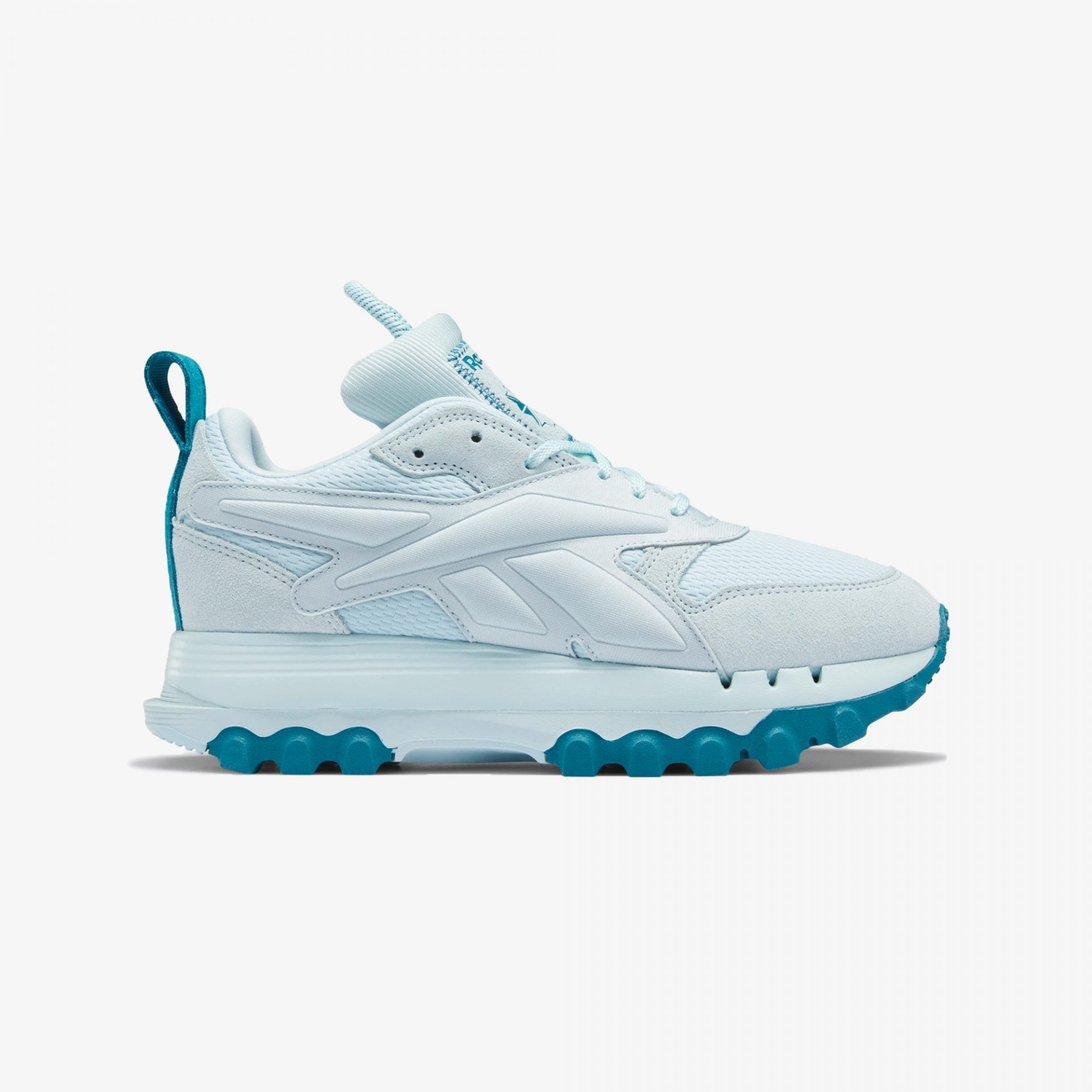 Reebok | CLASSIC LEATHER CARDI V2  { WHISPER BLUE/SEAPORT TEAL