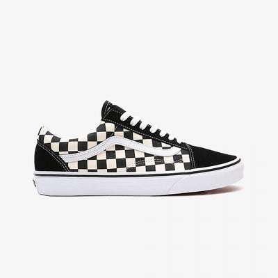 Vans | PRIMARY CHECK OLD SKOOL  { BLACK/WHITE