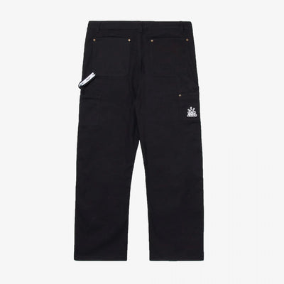 HUF | GILMAN DOUBLE KNEE PANT  { BLACK